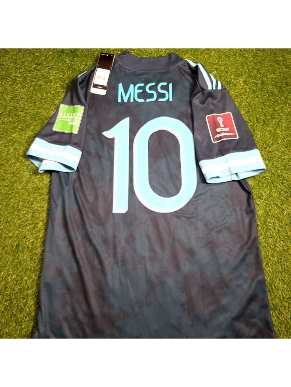 Messi Argentina 2020 2021 2022 PLAYER ISSUE Away Soccer Jersey BNWT M SKU# FH857